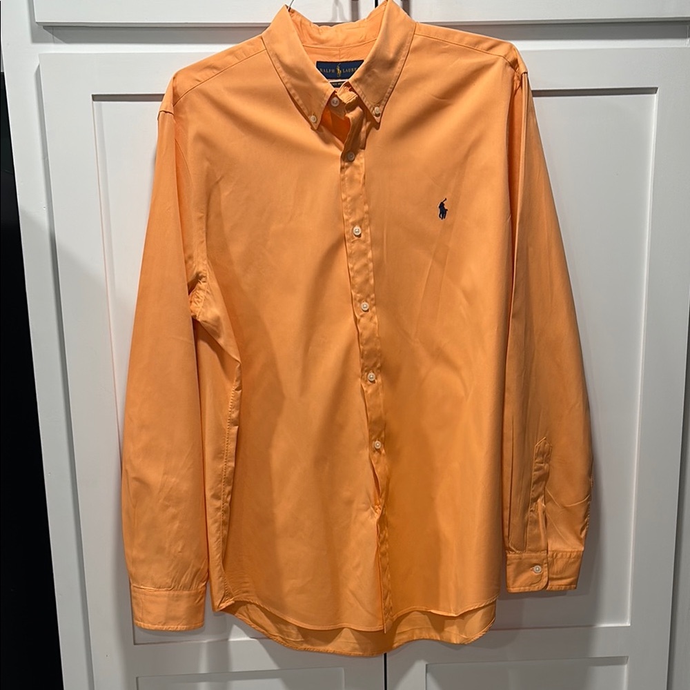 Ralph Lauren Men's Orange Shirt